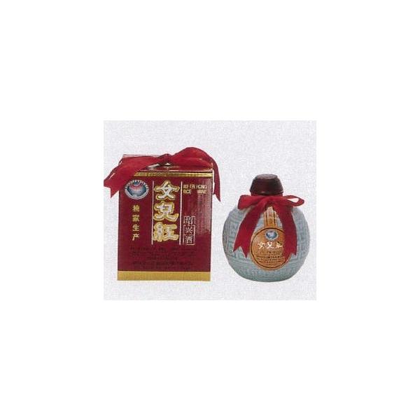 横浜中華街　女児紅（紹興酒）、500mlX 12本（1ケース売り）、壷・化粧箱付き・伝説の老酒・縁起のよいお酒です♪