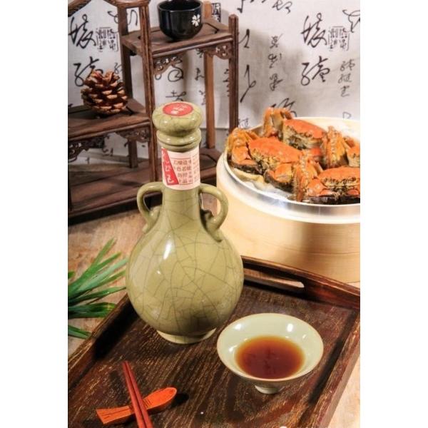 横浜中華街　25年　孔乙己紹興花彫酒【中糧原醸】500ｍｌ、・高級感にあふれ、特別な贈り物としてお勧めです♪要好酒、上“東方新世代”♪〜_3