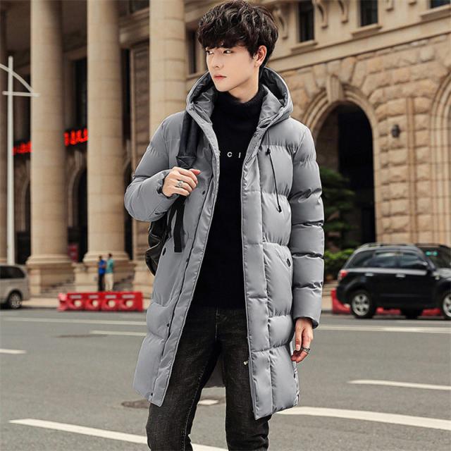 [GmrvaMen] ベンチコート アウター コート 中綿コート 中綿 ダウンコート 防寒着 おしゃれ フード付き ロング 着痩