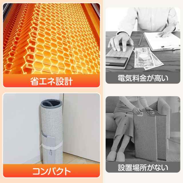 パネルヒーター ラウンド型 速暖 5段温度調節 ヒーター 足元 パネルヒーター ラウンド型 速暖 5段温度調節 ヒーター 足元