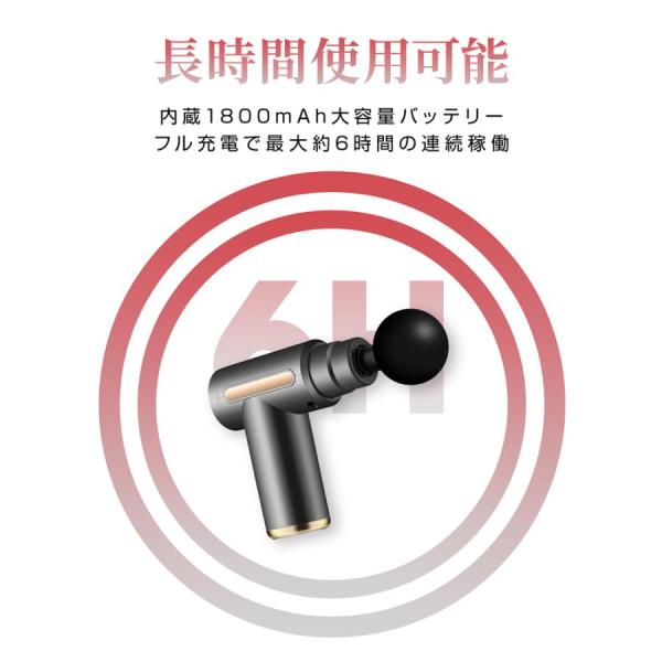 4つヘッド】筋膜リリースガン ミニ マッサージガン usb充電式 