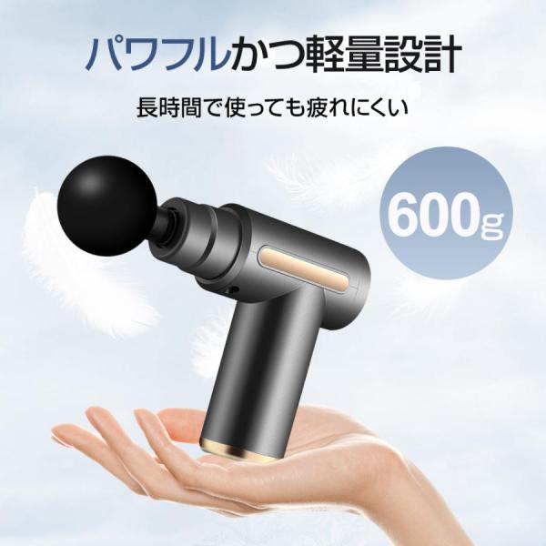 4つヘッド】筋膜リリースガン ミニ マッサージガン usb充電式