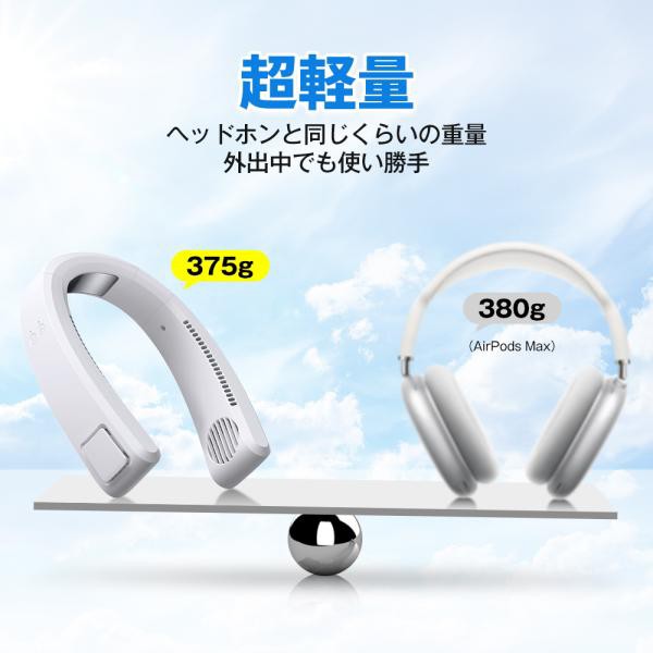 2022最新・1秒冷却】 首掛け扇風機 扇風機 ネッククーラー 携帯扇風機