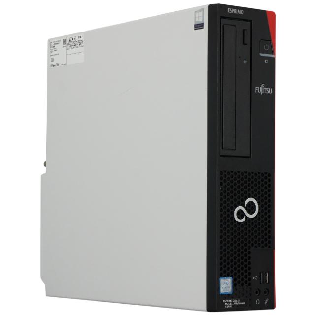 中古パソコン 富士通 ESPRIMO D558/B(BX) Windows11 デスクトップ 一年保証 Core i3 9100 3.6(〜最大4.2)GHz MEM:8GB SSD:256GB(新品) DVDマルチ 無線LAN:なし Win11Pro64Bit_1