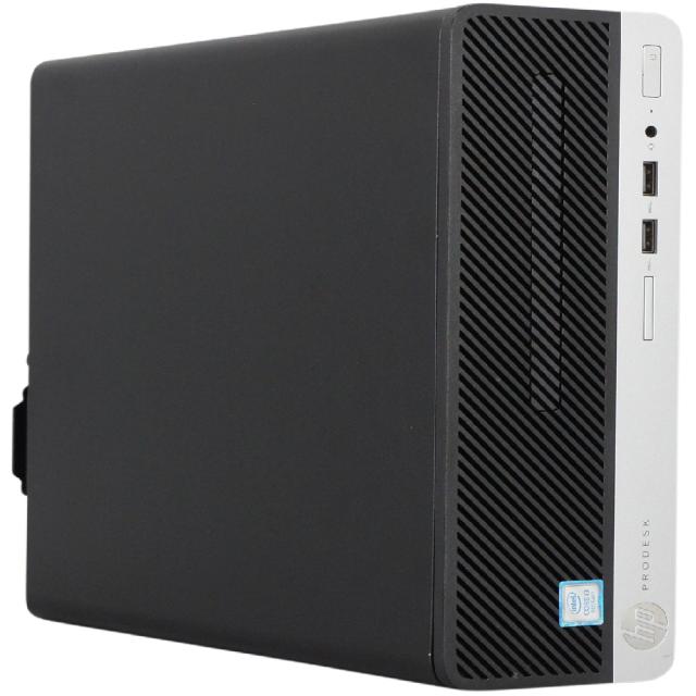 中古パソコン HP ProDesk 400 G6 SF Windows11 デスクトップ 一年保証 第9世代 Core i3 9100 3.6(〜最大4.2)GHz MEM:8GB SSD:256GB(新品) DVDマルチ 無線LAN:なし Win11Pro64Bit VGA追加モデル_1