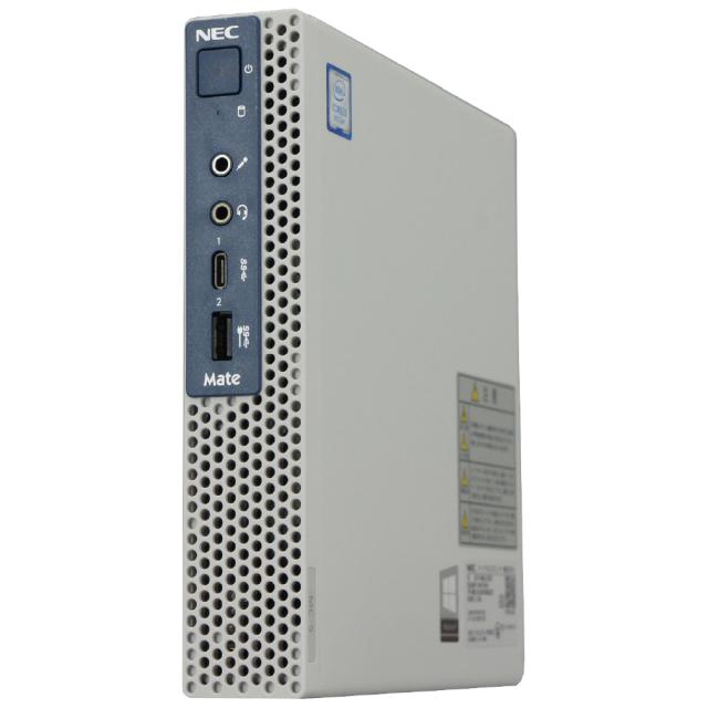 中古パソコン NEC MKL31C-5 Windows11 デスクトップ 極小 一年保証 第9世代 Core i3 9100T 3.1(〜最大3.7)GHz MEM:8GB SSD:256GB(新品) 光学ドライブ:非搭載 無線LAN:なし Win11Pro64bit ACアダプター付属_1