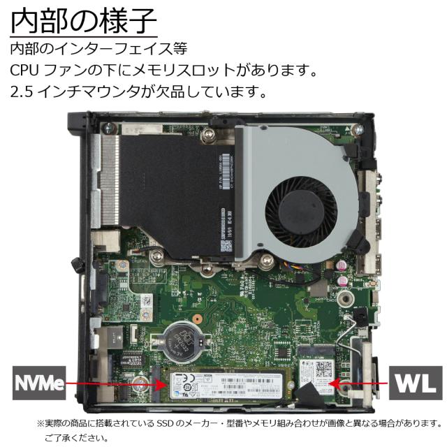 パソコン HP ProDesk400 G5 DM Windows11 デスクトップ 極小 一年保証