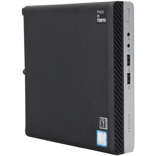【訳あり品】中古パソコン | HP | ProDesk400 G4 DM | Windows11 | デスクトップ 極小 | 一年保証 | 第8世代 | Core i3 8100T 3.1GHz | MEM:8GB | SSD:512(新品:NVMe) | 光学ドライブ非搭載 | 無線LAN:あり | Win11Pro64Bit | ACアダプター付属 | Displayport追加モデル_1