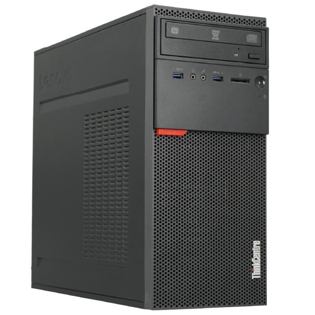 中古パソコン Lenovo ThinkCentre M700Tower Windows11 デスクトップ 一年保証 第6世代 Core i5 6400 2.7(〜最大3.3)GHz MEM:8GB SSD:128GB(NVMe) DVDマルチ Win11Pro64Bit