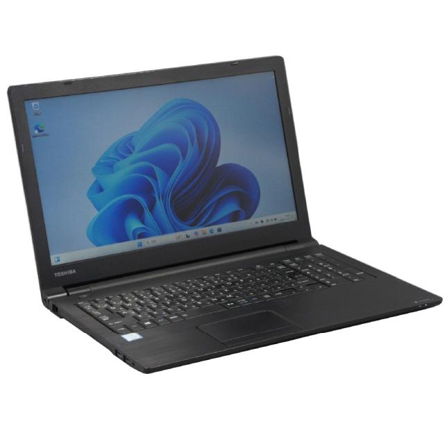 中古パソコン 東芝 B65/M Windows11 ノートPC 一年保証 第8世代 Core i5 8250U 1.6(〜最大3.4)GHz MEM:16GB SSD:512GB(新品) DVDマルチ 無線LAN:あり テンキー Win11Pro64Bit ACアダプター付属_1