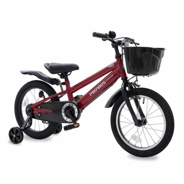 PROVROS 補助輪付き子供用自転車 16インチ キッズバイク 子供用ロード