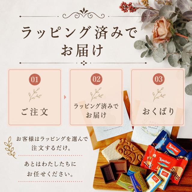 プチギフト お菓子 退職 300円 個包装 お礼の品 ありがとう お世話に