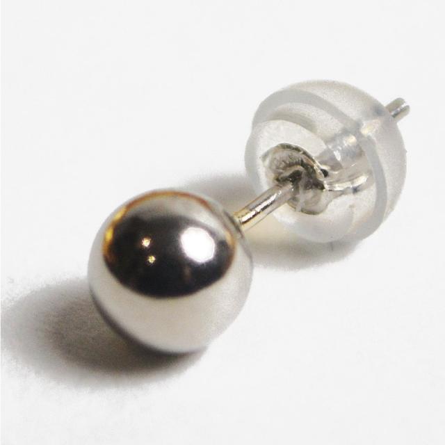 プラチナ(PT900) 丸玉 5mmフックピアス プラチナ(PT900)5mm丸玉ピアス