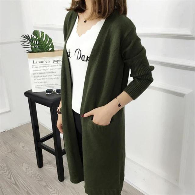 ニット カーディガン レディース ロング Vネック トップス ゆったり アウター 前開き 春秋 着やせ カジュアル エレガント きれいめ おしゃれ ゆったり ニット カーディガン レディース ロング Vネック トップス