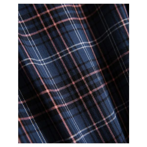 シャツ レディース 長袖 ブラウス ロング丈 トップス チェック柄 前開き 薄手 ゆったり シンプル カジュアル 春秋 おしゃれ ルームウエア 大人