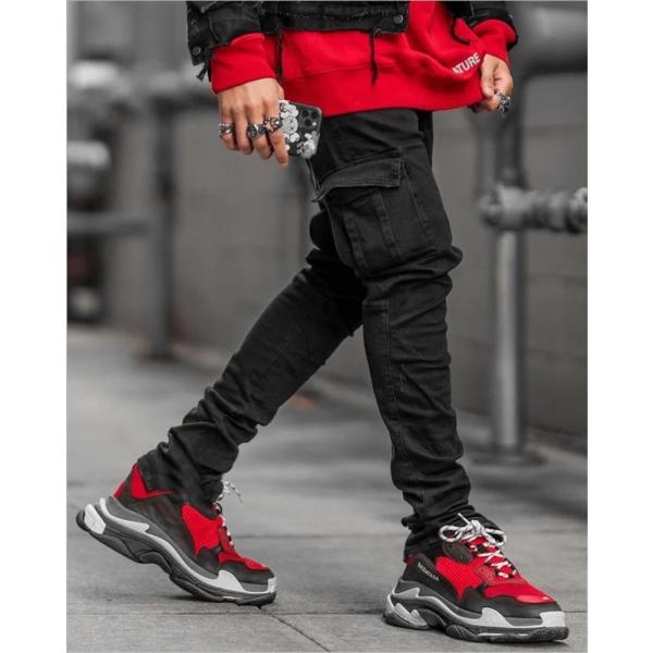 セール デニムパンツ メンズ スキニーデニム ポケット付き ジーンズ ボトムス カジュアル ストレッチ 伸縮 スリム 着痩せ タイト おしゃれ 春夏