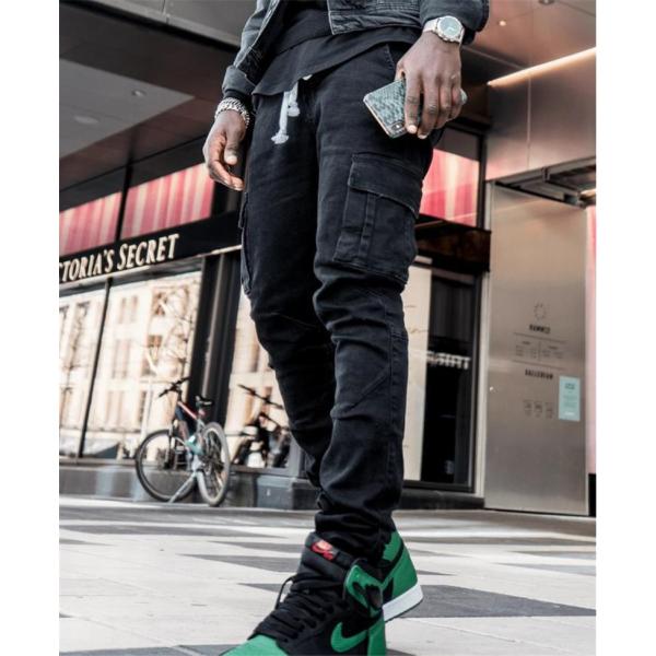 セール デニムパンツ メンズ スキニーデニム ポケット付き ジーンズ ボトムス カジュアル ストレッチ 伸縮 スリム 着痩せ タイト おしゃれ 春夏