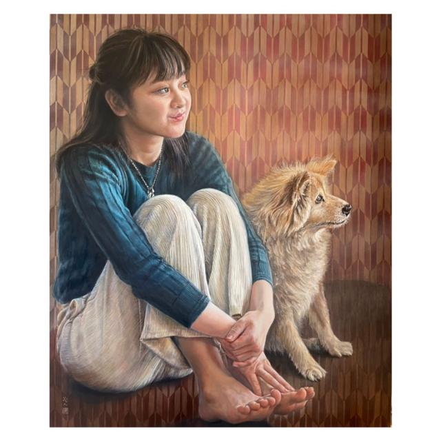 画家 田中茂 絵画 No.0028 黄昏時(タソガレドキ) 額装付き【油絵、キャンバス F20(727×606mm)】【絵 油彩 額入 アート インテリア 壁 壁掛け プレゼント 誕生日 内祝 御祝 結婚祝 引越祝 新生活 ギフト】_1