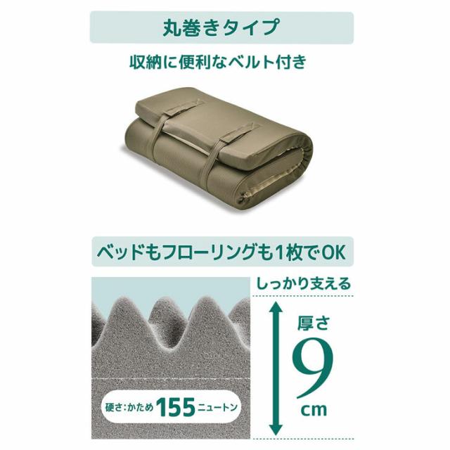 西川 SUYARA スヤラ マットレス 丸巻き シングルサイズ(97×200×7cm