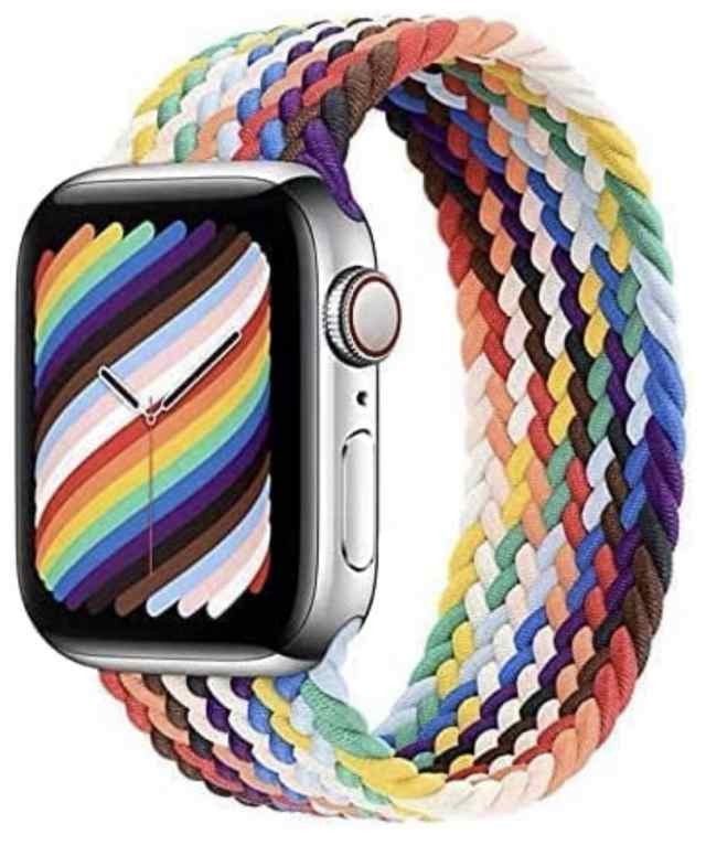 Apple Watch用 バンド ブレイデッドソロループ ナイロン素材 通気性