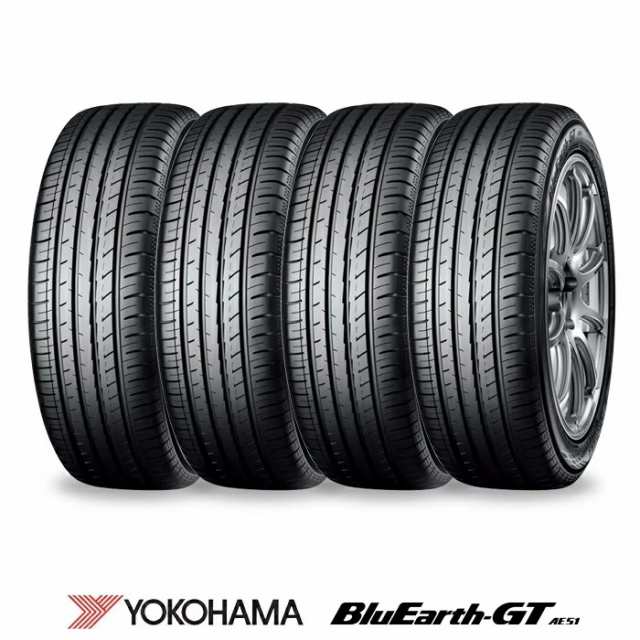 サマータイヤ 215/50R17 95W XL 4本セット ヨコハマタイヤ BluEarth-GT（ブルーアース・ジーティー） AE51  グランドツーリング 2023年製の通販はau PAY マーケット SideCar au PAY マーケット－通販サイト