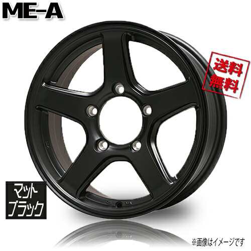 TOPY ME-A マットブラック 16インチ 5H139.7 5.5J+22 スズキ ジムニー JB64W JB23W 4本の通販は