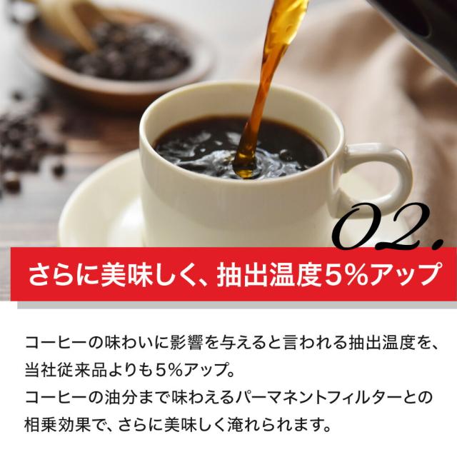 ラッセルホブス Russell Hobbs ベーシックドリップ 7620JP コーヒーメーカー 5杯分 5カップ フィルター付き ドリップ コーヒー キッチン家電 タイマー シンプル インテリア 雑貨 おしゃれ キッチン イギリス スタイリッシュ 人気 ギフト プレゼント デザイン_3