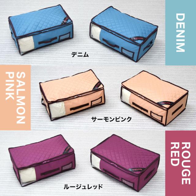 【小サイズ】 TEIJIN 乾っとデオケース プレミアム 2個セット テイジン ベルオアシス 使用 防ダニ 脱臭 機能ケース 収納ケース 窓付き たためる 収納袋 消臭 抗菌防臭 湿気対策 衣類 帝人 衣替え マーフィー山口 QVC ジャパネット レビュー投稿特典_6