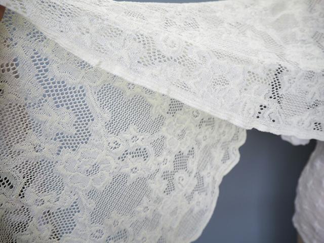 ストール 大判 春夏 UV 麻 リネン マフラー コットン 綿 透かし レース