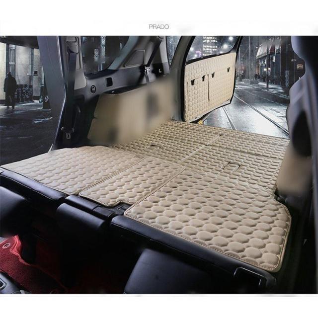 ラゲッジマット【ランドクルーザー プラド150系】 専用 レザー7人乗り トランクトレイ ラゲッジカバー 車中泊グッズ　3色 9Pセット_1