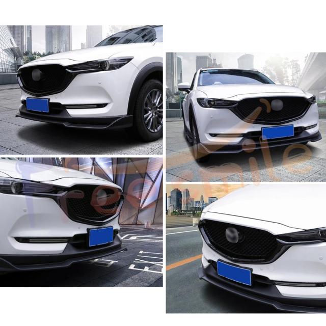 マツダ CX-5 フロントバンパー ガーニッシュ フロントグリルガーニッシュ 2017?2019 ドレスアップ 取り付け簡単 フィット 傷防止 送料無料_4