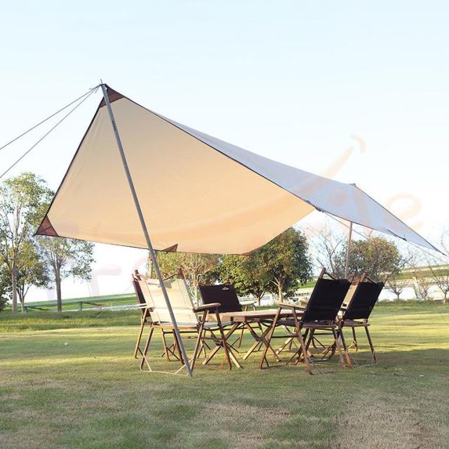 送料無料 タープテント 2タイプ 500*292cm 438*292cm テントシート uvカット 防水 キャンプ テント アウトドア サンシェード 簡易 日よけ 紫外線カット_8