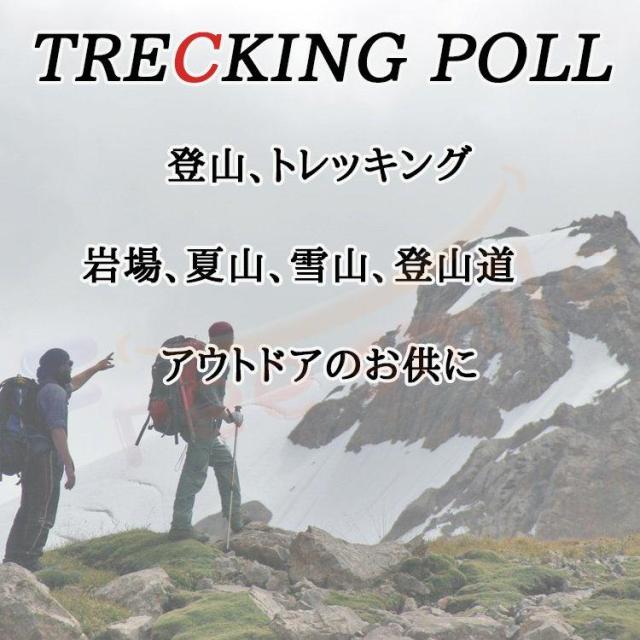 送料無料 2本セット トレッキングポール カーボン 登山 ストック ポール 山登り おすすめ 初心者 山歩き 登山用 杖 ステッキ ハイキング 登山 スティック 登山杖の通販は