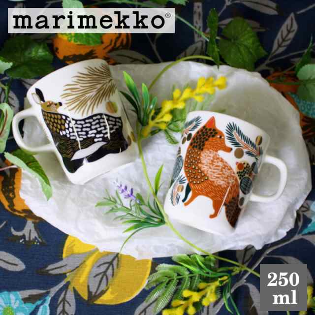 marimekko　マリメッコ　マグカップセット　KETUNMARJA × PEURA No.193(80) （ケトゥンマルヤ×ペウラ）の通販は