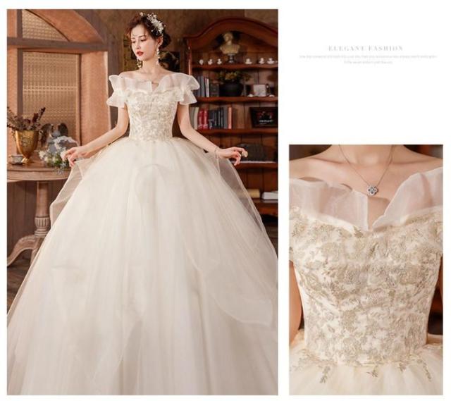 ウェディングドレス プリンセスライン ロングドレス プリンセスドレス