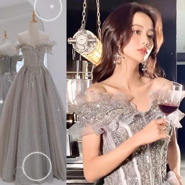 イブニングドレス レディース Aライン ロングドレス 20代 30代 誕生日