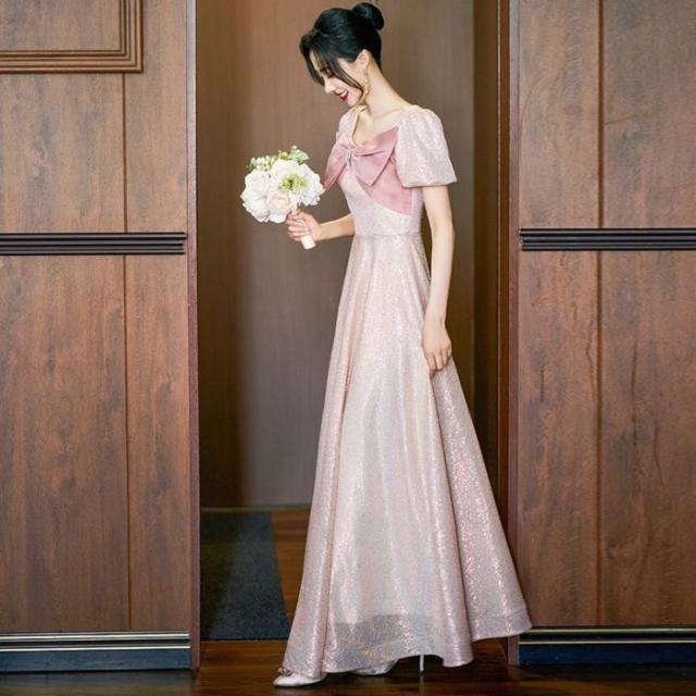 フレンチハイエンドなイブニングドレス女性らしさセレブ晩餐会忘年会司会ワンピ子高級感 フレンチハイエンドなイブニングドレス女性らしさセレブ晩餐会忘年会