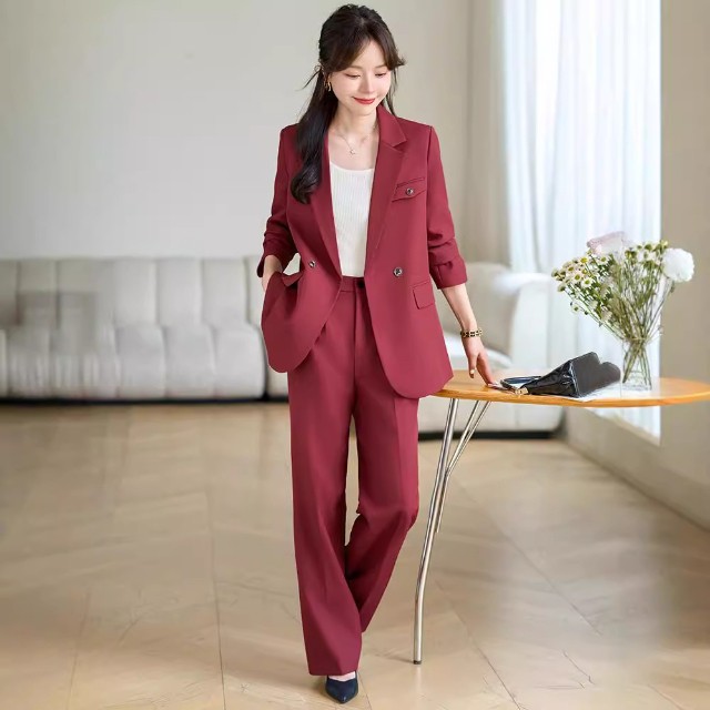 フォーマル スーツ セットアップ 春新作 レディース パンツスーツ