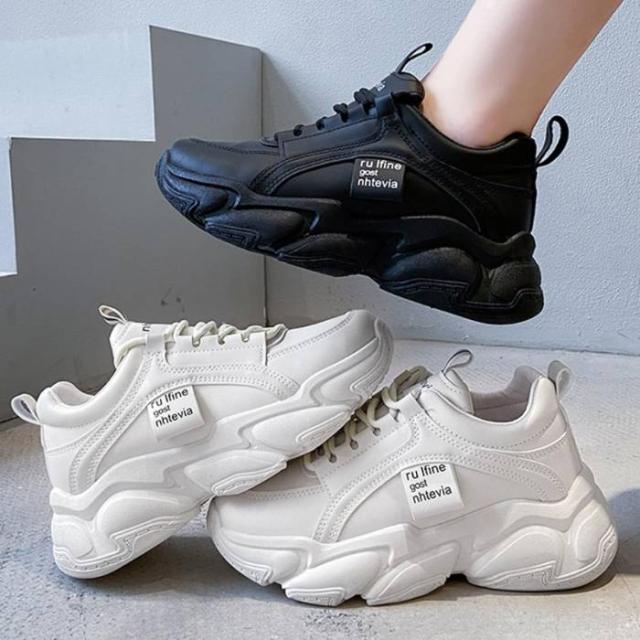 厚底スニーカー ダッドスニーカー 美脚の通販は 5,162円