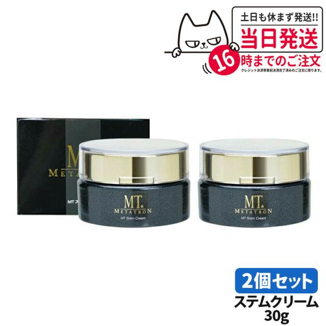 2点セット MTメタトロン ステムクリーム 30g MTメタトロン化粧品 保湿クリーム ツヤ肌 くすみ TRON メタトロン 正規品 送料無料