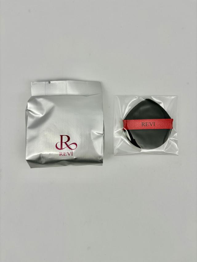 本体1個＋詰め替え用2個セット 専用パフ付き REVI ルヴィ 陶肌ファンデーション 21_ベージュ 通常色 15g 本体 レフィル 詰め替え ニードル 針 陶肌スピキュール ファンデーション 下地不要 リフトアップ ツヤ SPF50++++ 正規品 日焼け止め 日やけ止め UVケア 送料無料_7