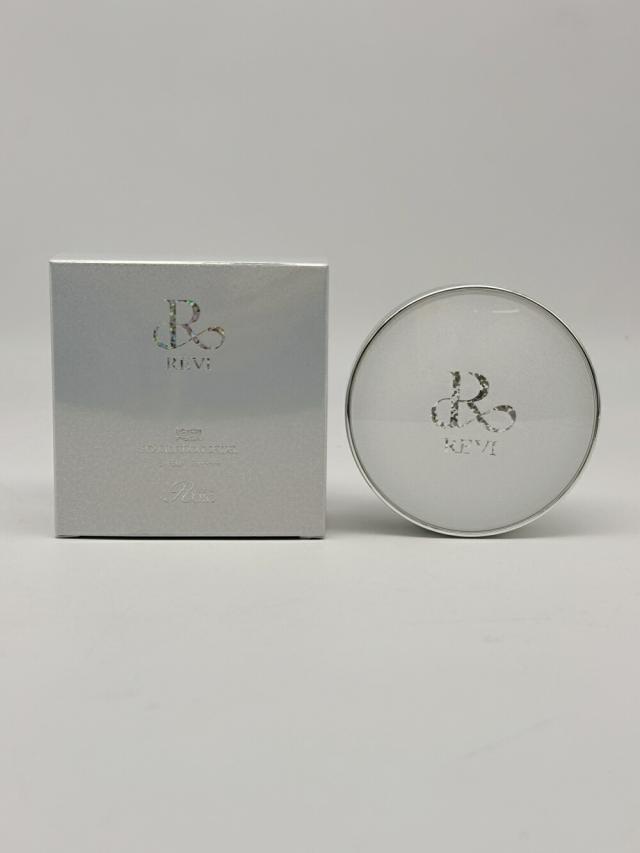 2本セット 国内正規品 REVI ルヴィ 陶肌 ファンデーション ジュエル 15g 通常色 パフ付き 銀座ロッソ ROSSO 陶肌 基礎化粧品 天然植物由来 シワ 保湿力 送料無料_1