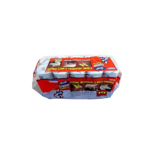 【2袋セット】スコット ショップタオル 10ロール ×2袋