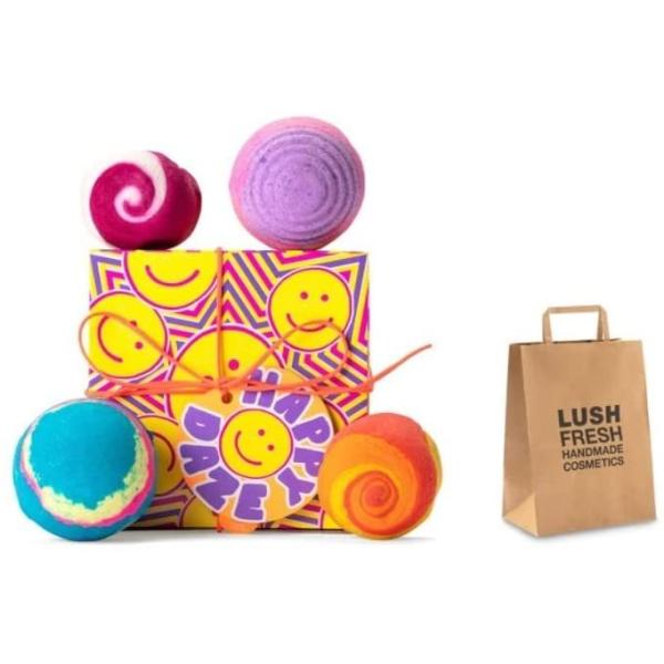 送料無料！ラッシュ LUSH ギフトセット バスボム 詰め合わせ ラッシュ ハッピー デイズ プレゼント ショップバック付きの通販は