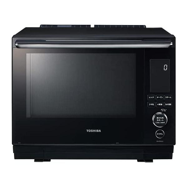 送料無料！東芝 過熱水蒸気オーブンレンジ 石窯ドーム 30L グランブラック ER-XD3000(K)