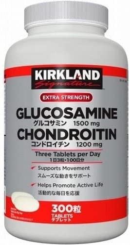送料無料！カークランドシグネチャー グルコサミン&コンドロイチン 300粒の通販は
