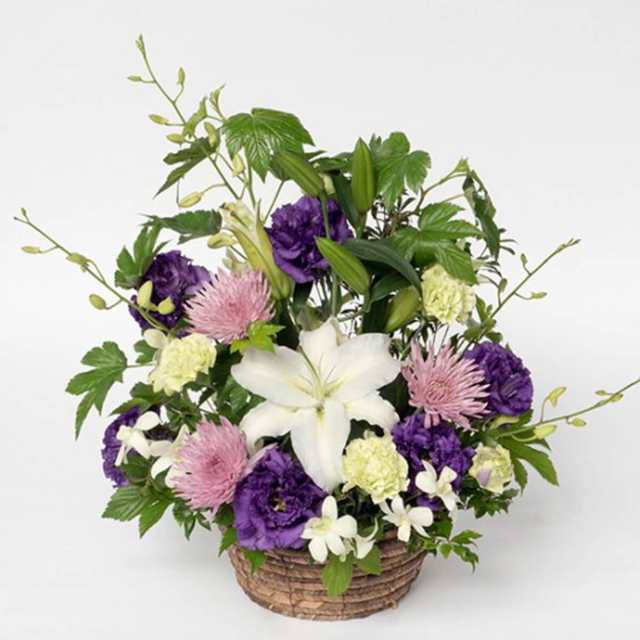 生花アレンジメント「せせらぎ」 (法要の献花 仏花 お供花 仏事 法事 弔事 お盆 お彼岸 四十九日 一周忌 御供え)の通販は