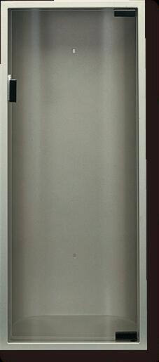 消火器ボックス 消火器格納箱 設置台 全埋込 扉 W270×H636×D165 シルバーメタリック MHED-FO　満点商会