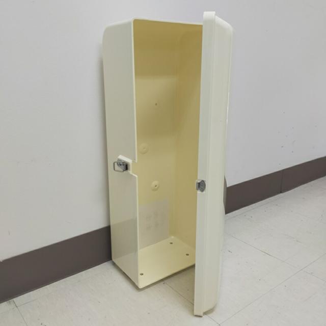 消火器ボックス 消火器 格納箱 消火器ケース １０型 1本 業務用 法人用 消火器格納箱　ポリカーボネート製 アイボリー ＰＣ１０Ｖ防災グッズ　加納化成_6