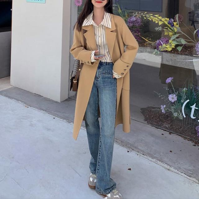 アウター 上着 コート チェスターコート ロングコート 膝下丈 ミモレ丈